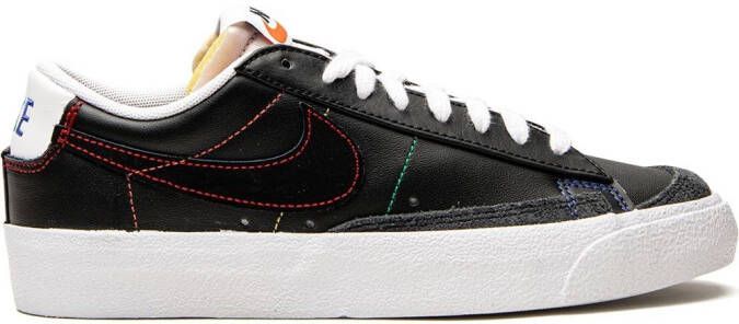 Nike Blazer Low 77 "Multicolor Stitch" sneakers Black - Picture 3