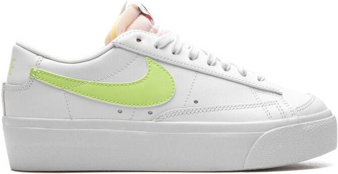 Nike Blazer Low Platform "Lemon Twist" sneakers White - Picture 3