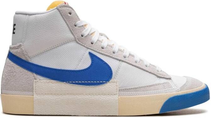 Nike Blazer Mid 77 Remastered "Pro Club" sneakers White - Picture 4