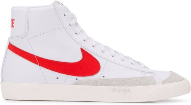 Nike Blazer Mid 77 Vintage "Habanero Red" sneakers White - Picture 4