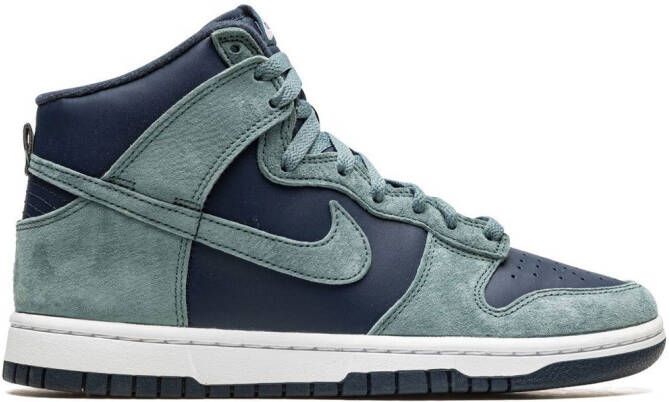 Nike Dunk High Retro PRM "Teal Suede" sneakers Blue