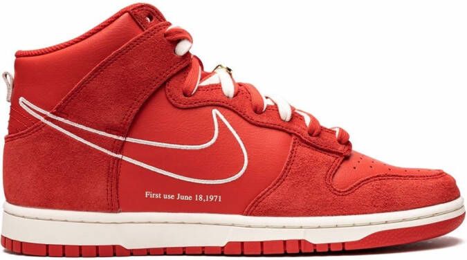 Nike Dunk Hi SE "First Use" sneakers Red - Picture 2