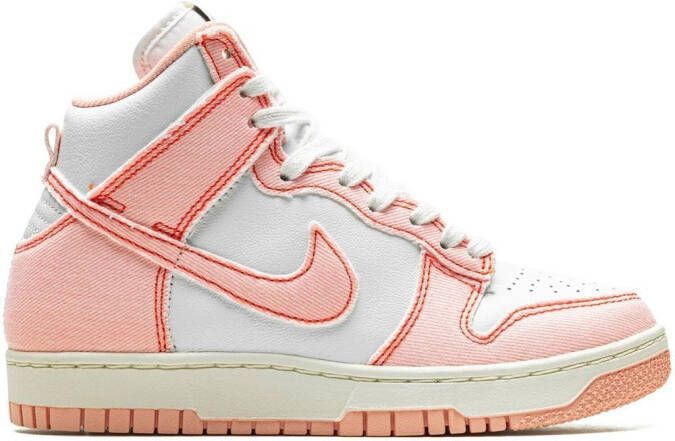 Nike Dunk High 1985 "Barely Rose Denim" sneakers Pink - Picture 4