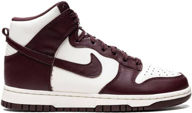 Nike Dunk High "Burgundy Crush" sneakers White