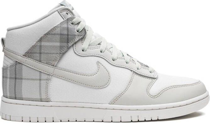 Nike Dunk High "Plaid Summit White" sneakers Grey