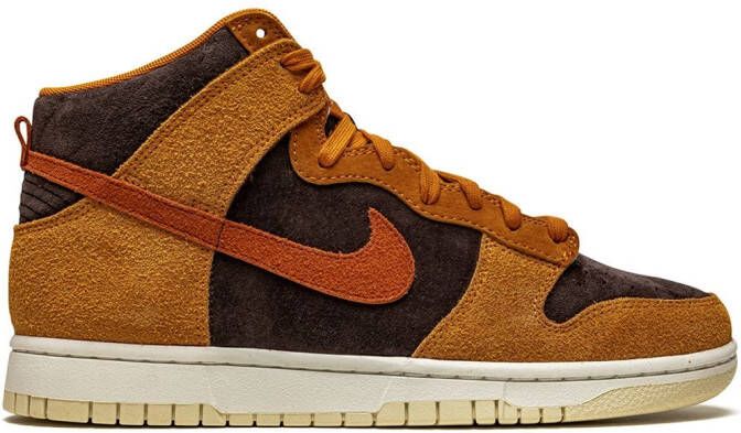Nike Dunk High PRM "Dark Curry" sneakers Brown