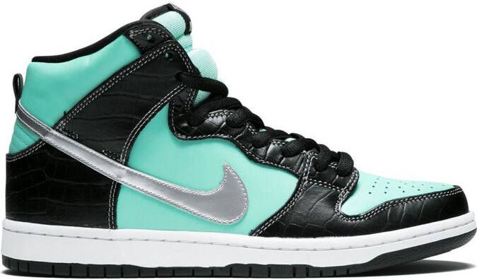 Nike x Diamond Supply Co. SB Dunk High PRM "Tiffany" sneakers Blue - Picture 11