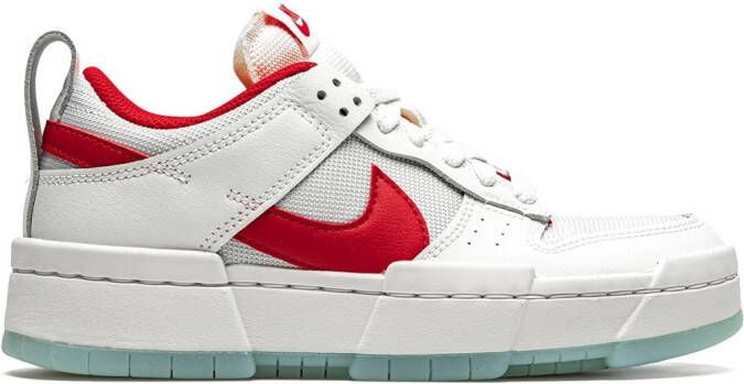 Nike Dunk Low Disrupt "Summit White Gym Red" sneakers - Picture 2