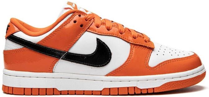 Nike Dunk Low "Orange Black Patent Leather" sneakers - Picture 3