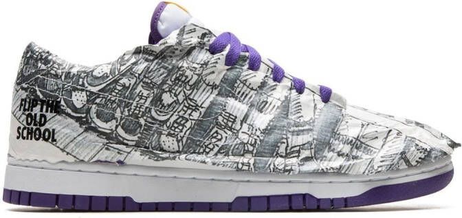 Nike Dunk Low "Flip The School" sneakers Grey