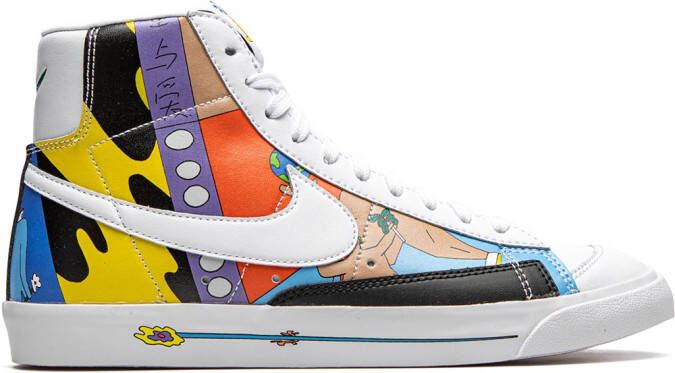 Nike x Ruohan Wang Blazer Mid '77 Flyleather QS sneakers White