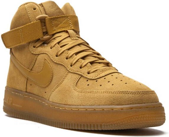 Nike Kids Air Force 1 High LV8 "Wheat" sneakers Brown