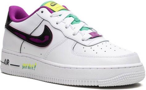 Nike Kids Air Force 1 Low '07 LV8 "Just Do It!" sneakers White