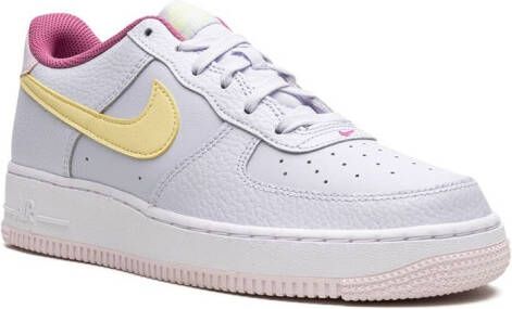 Nike Kids Air Force 1 Low "Cosmic Fuschia" sneakers Grey