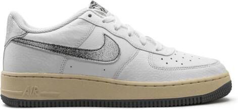 Nike Kids Air Force 1 Low LV8 3 "White Smoke Gray" sneakers