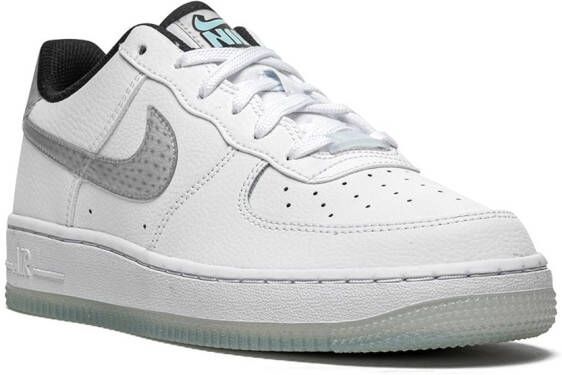 Nike Kids Air Force 1 LV8 KSA"White Glacier Blue" sneakers