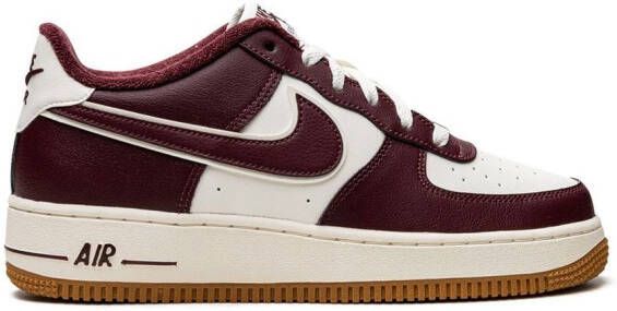 Nike Kids Air Force 1 LV8 "College Pack Night Maroon" sneakers Red