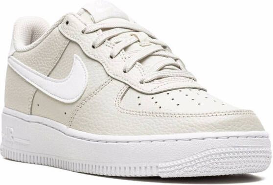 Nike Kids Air Force 1 "Light Bone" sneakers White