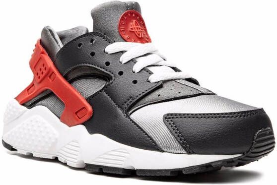 Nike Kids Huarache Run "Dk Smoke Grey University Red" sneakers