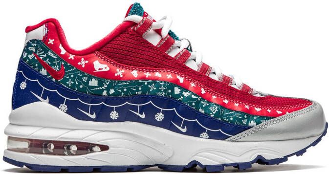 Nike Kids Air Max 95 "Christmas Sweater" sneakers Red