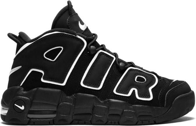 Nike Kids Air More Uptempo "Black White-Black" sneakers