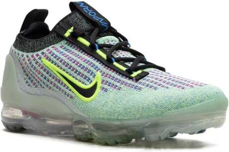 Nike Kids Air VaporMax 2021 Flyknit Next Nature "Volt Photo Blue"sneakers
