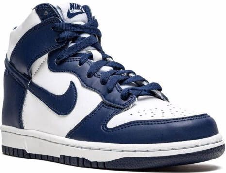 Nike Kids Dunk High "Championship Navy" sneakers White