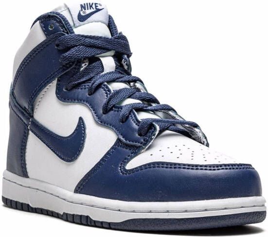 Nike Kids Dunk High "Championship Navy" sneakers White