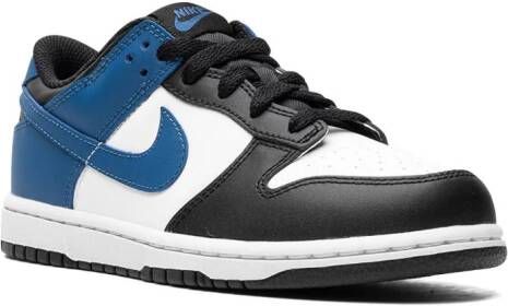 Nike Kids Dunk Low "Industrial Blue" sneakers Black