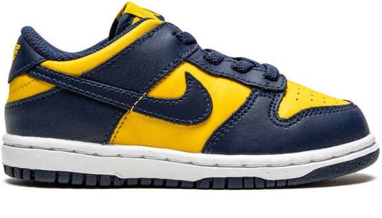 Nike Kids Dunk Low TD "Michigan" sneakers Blue
