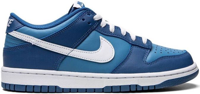 Nike Kids Dunk Low "Dark Marina Blue" sneakers