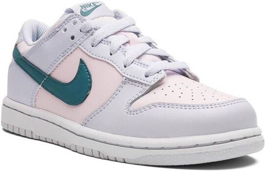 Nike Kids Dunk Low "Football Grey Mineral Teal" sneakers