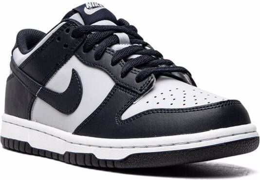 Nike Kids Dunk Low "Georgetown" sneakers Grey