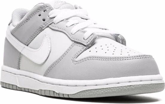 Nike Kids Dunk Low "Pure Platinum" sneakers Grey