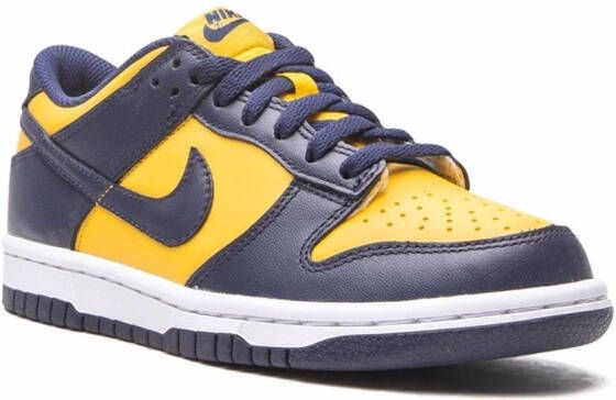 Nike Kids Dunk Low "Michigan 2021" sneakers Orange