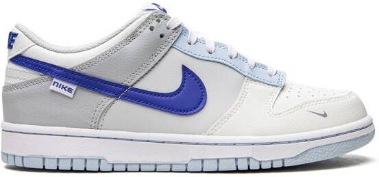 Nike Kids Dunk Low "Ivory Hyper Royal GS" sneakers Neutrals