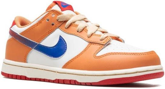 Nike Kids Dunk Low "Hot Curry" sneakers Orange