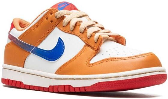 Nike Kids Dunk Low "Hot Curry" sneakers Orange