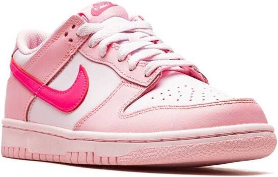 Nike Kids Dunk Low "Triple Pink" sneakers