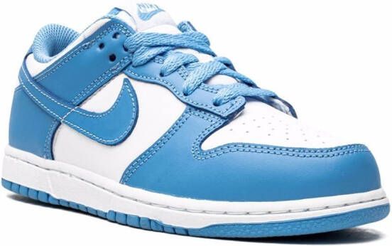 Nike Kids Dunk Low "UNC" sneakers White