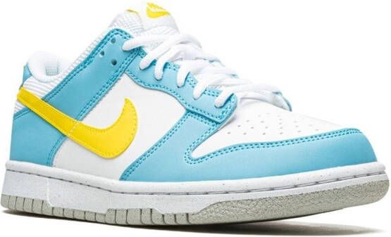 Nike Kids Dunk Low "Homer Simpson" sneakers White