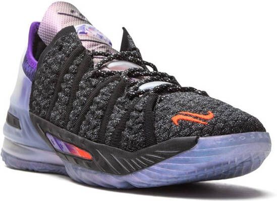 Nike Kids LeBron 18 NRG "Kylian Mbappé" sneakers Black