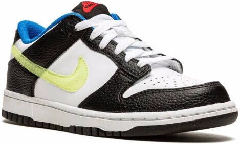 Nike Kids Dunk Low "Signal Blue Lemon Twist" sneakers White