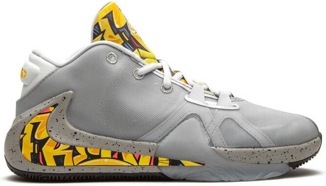 Nike Kids TEEN Zoom Freak 1 "Graffiti" low-top sneakers Grey