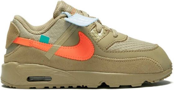 Nike Kids x Off-White Air Max 90 BT "Desert Ore" sneakers Brown