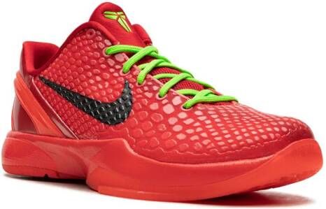 Nike Kids Zoom Kobe 6 Protro "Reverse Grinch" sneakers Red