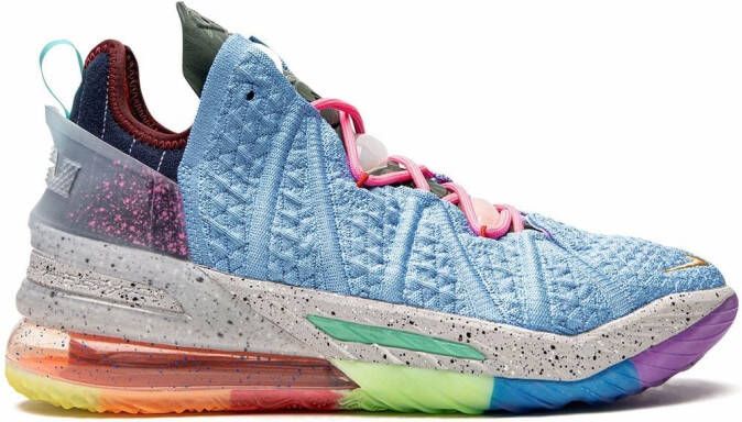 Nike Lebron 18 EP "Best Of 1-9" sneakers Blue - Picture 2