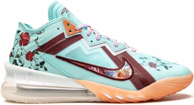 Nike x Mimi Plange LeBron 18 Low "Daughters" sneakers Blue - Picture 2