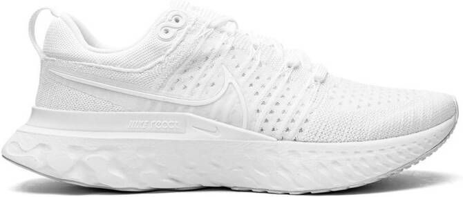 Nike React Infinity Run Flyknit 2 "Triple White" sneakers - Picture 5