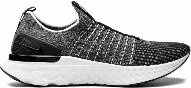Nike React Phantom Run Flyknit "White Black Pure Platinum" sneakers - Picture 5